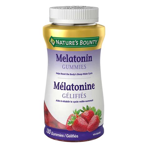 Nature's Bounty Melatonin 2.5 mg Gummies, 180 Gummies – canavitam