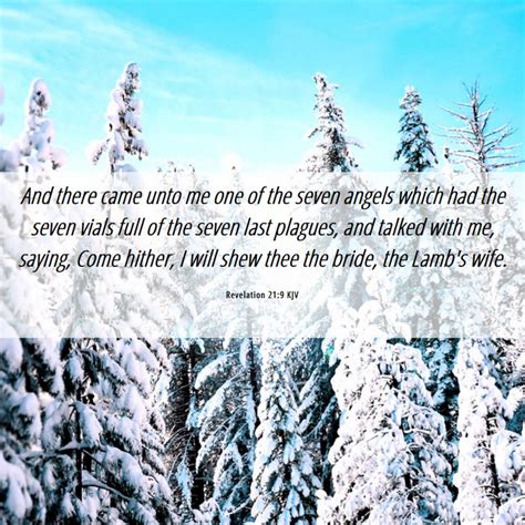 Revelation 219 Kjv And There Came Unto Me One Of The Seven Angels