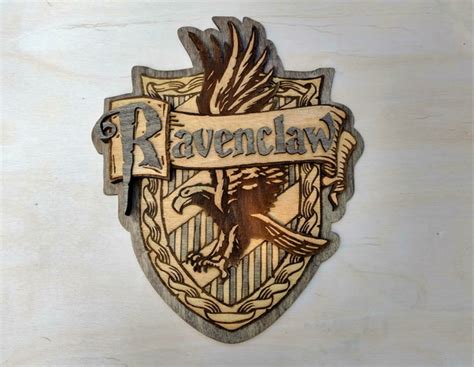 Placa Relevo Harry Potter Hogwarts Ravenclaw Corvinal Cm