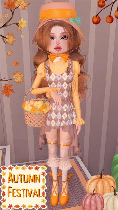 Autumn Festival Dti In 2024 Fall Festival Outfit Pumpkin Patch Outfit Vip Dress