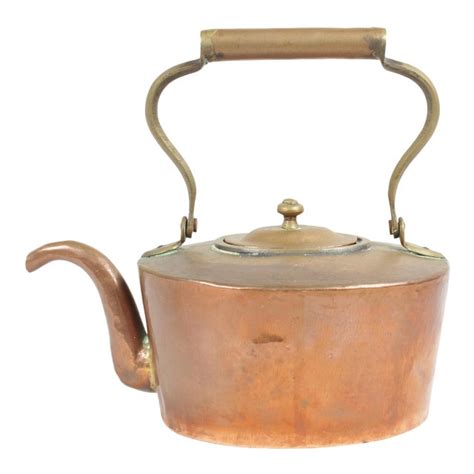 Antique Copper Kettle | Chairish