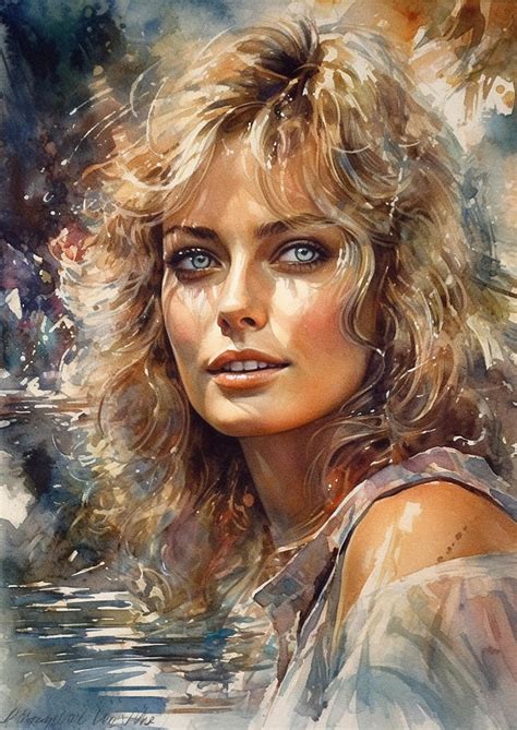 Judy Landers Digital Art By Thuy Dinh Thi Pixels