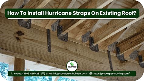 How To Install Hurricane Straps On Existing Roof In Bassett Socal