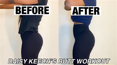 I Did Daisy Keechs Butt Workout Everyday For A Week Before After