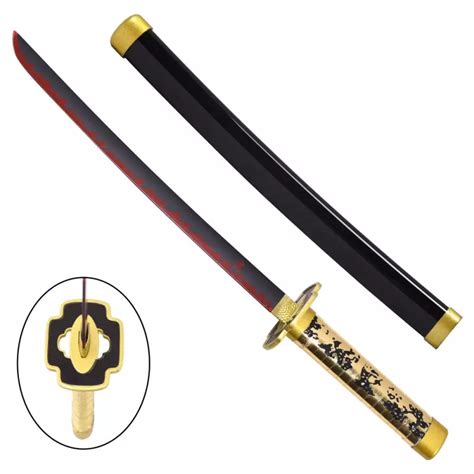 Mini Katana Deco Steel Blade Demon Slayer Pattern Click Arms