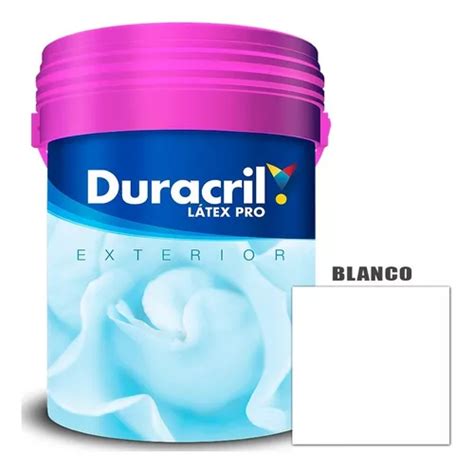 Pintura L Tex Exterior Pro Blanca Duracril Lts