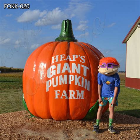 Outdoor Large Pumpkin Statue Decoration Youfine