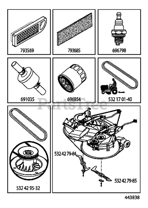 Husqvarna Ct 151 960610064 00 Husqvarna Lawn Tractor 2006 03 Frequently Used Parts Parts