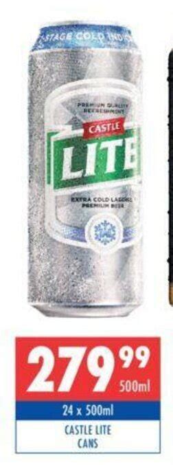 Castle Lite Cans 24 X 500ml Offer At Ultra Liquors