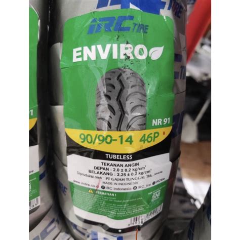 Jual Ban Motor Irc Enviro Tubeless Matic Shopee Indonesia