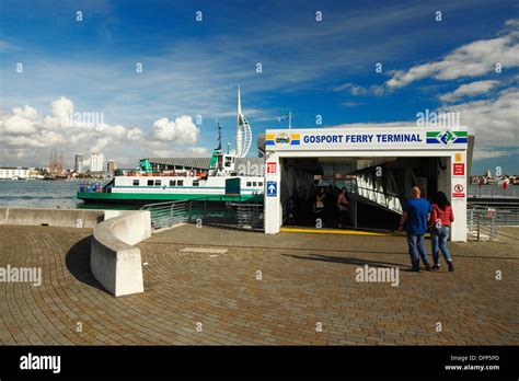 The Gosport to Portsmouth ferry terminal Stock Photo: 61338437 - Alamy