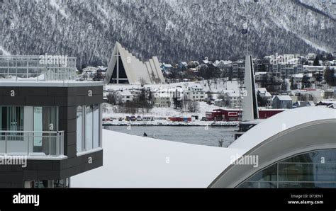 Troms Tromso Arctic Norway Winter Stock Photo Alamy