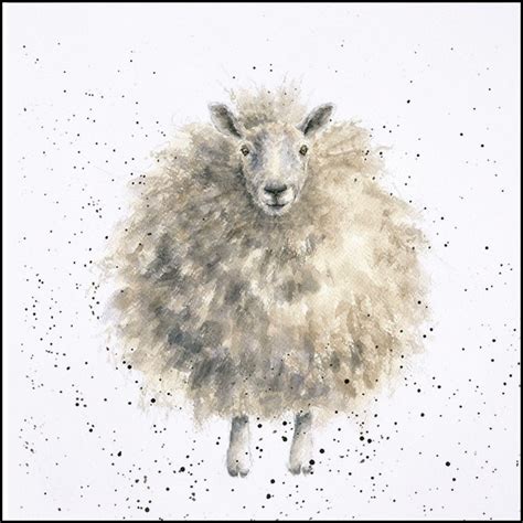 Wrendale Designs Blank Card The Woolly Jumper Etsy Canada Sheep Art