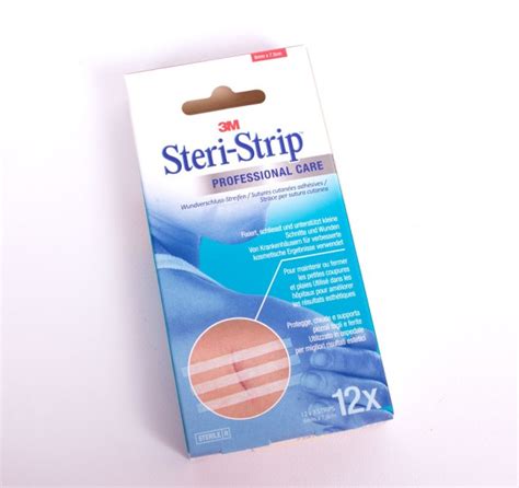 Steri Strip 6 X 75 Mm Packung Mit 12 X 3 Streifen Pflaster