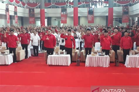 PDIP Gelar Konsolidasi Akbar Jelang Pemilu 2024 Di Kediri ANTARA News