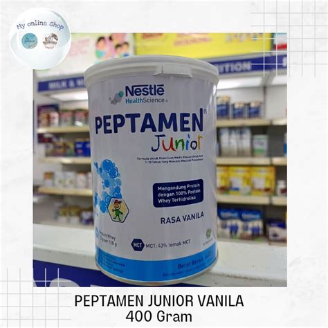 Jual Nestle Peptamen Junior Vanilla Gram Shopee Indonesia