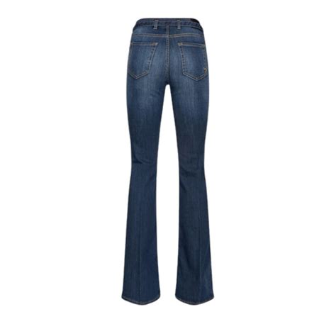 STRETCH DENIM BELL BOTTOM JEANS - Trans Fashion