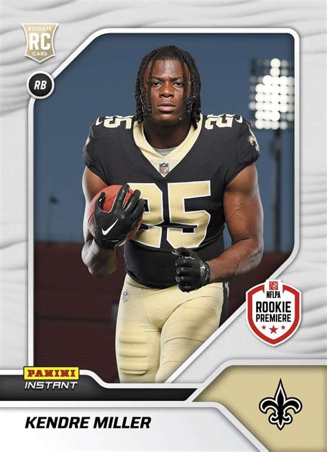 NFL 2023 Instant RPS First Look Football Kendre Miller 22 Rookie Card