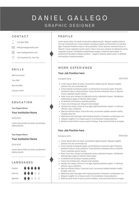 Modern Executive Resume Template 2022 Ceo Resume Template Etsy