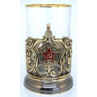 Подстаканник "Железнодорожный" литой