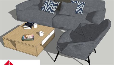 Nhatay-Combo Sofa-Normal (80) - Sketchup Models For Free Download