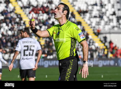 La Spezia Italy Th Jan Referee Mr Giacomo Camplone From