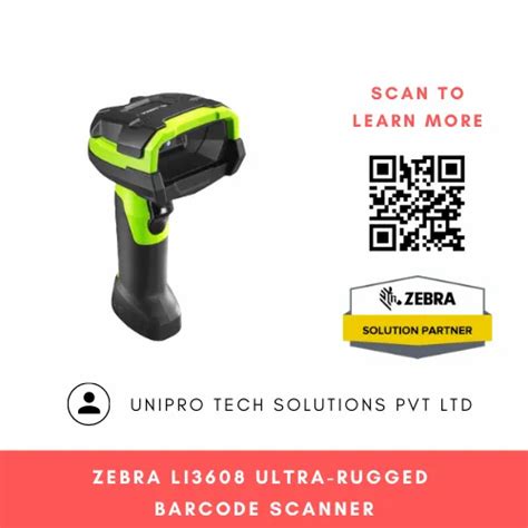 Zebra Li Sr Corded Barcode Scanner At Rs Zebra Barcode