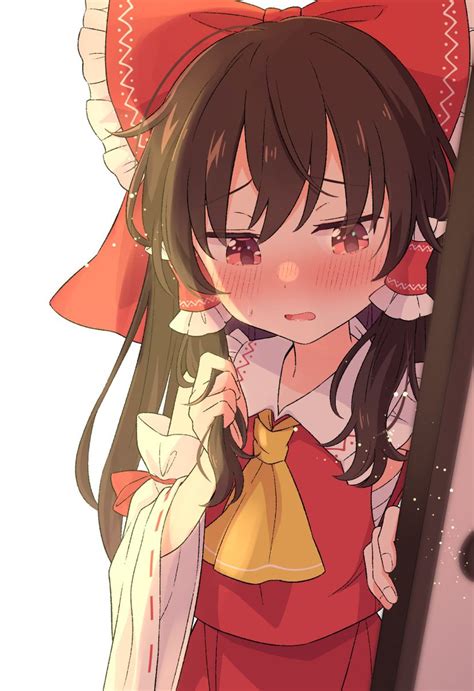 Hakurei Reimu 1girl Solo Bow Red Bow Skirt Hair Tubes Detached Sleeves Illustration Images