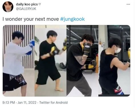 Bts Jungkook Gives Glimpse Of His Boxing Skills In New Video Army