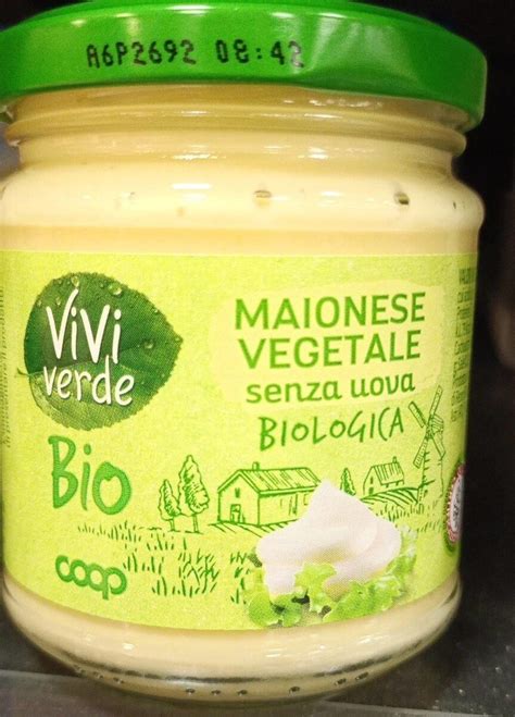 Maionese Vegetale Senza Uova Biologica Vivi Verde