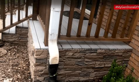 David's DIY Stone Veneer Porch Skirting - GenStone