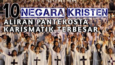 Negara Dengan Populasi Kristen Aliran Pantekosta Karismatik Terbesar