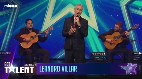 Leandro Villar Cantante De Tango Audiciones Got Talent Argentina