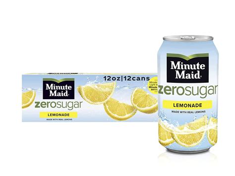 Minute Maid Lemonade Zero Cans 12 Ounces Bundled By Louisiana Pantry