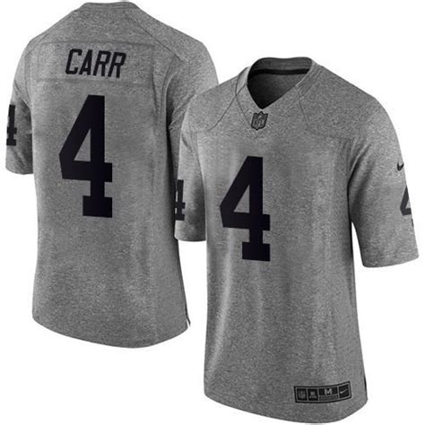 Raiders Derek Carr Gridiron Gray Limited Jersey – US Sports Nation