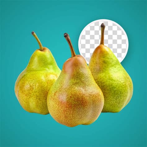 Premium Psd Pear Fruit Isolated On Transparent Background