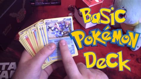 How To Build A Basic Pokemon Deck Youtube