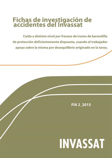 Pdf Fichas De Investigación De Accidentes Del Invassat Pdfslidenet