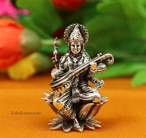 2 925 Sterling Silver Handmade Hindu Idols Laxmi Etsy