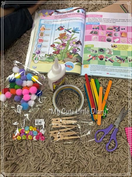 My Cute Little Diary Projek Seni Serangga Comel Tahun 3