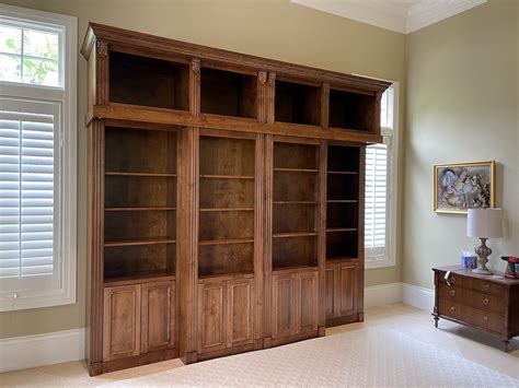 Custom Bookcase Murphy Bed Elegance Modern Functionality