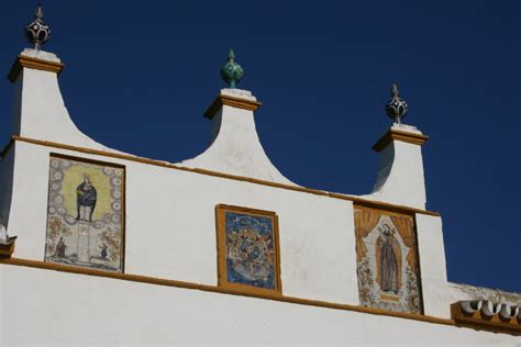 02350 Retablo cerámico San José y el Niño Hacienda La Pizana Gerena