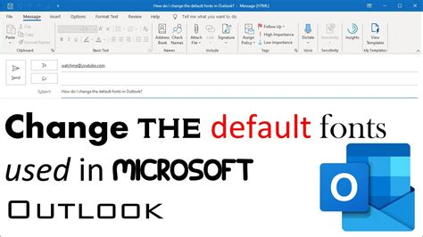 Change Your Default Microsoft Outlook Font Settings For New Emails