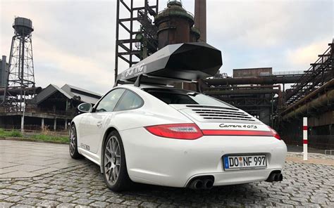Porsche Approved Test Alumined Roof Box Asphaltkind