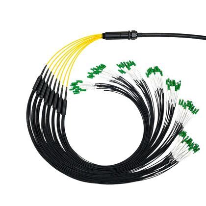 High Fibre Count Pre Terminated Fibre Optic Cable Leader Optec