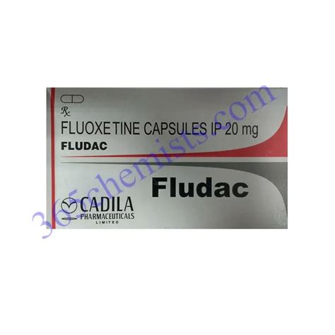 Fludac 20 Capsule Fluoxetine 20mg