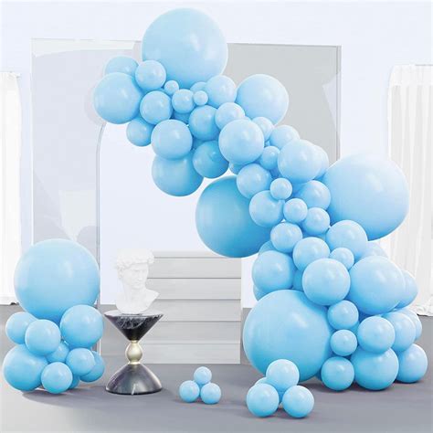 Amazon Partywoo Light Blue Balloons Pcs Blue Balloons