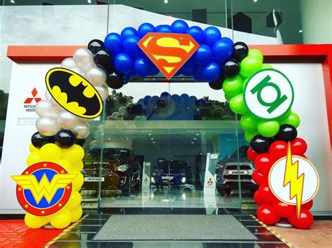 Balloon Arch Decoration Superhero Birthday Party Avengers Birthday