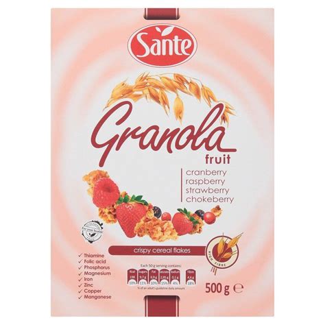 Sante Granola Fruit Crispy Cereal Flakes G Street Malaysia