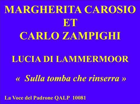 Margherita Carosio Et Carlo Zampighi Lucia Di Lammermoor Duetto Sulla